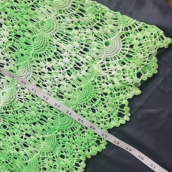 Step In Style Crocheted Tunic Swim Coverup Top Size Medium - Picture 9 of 9